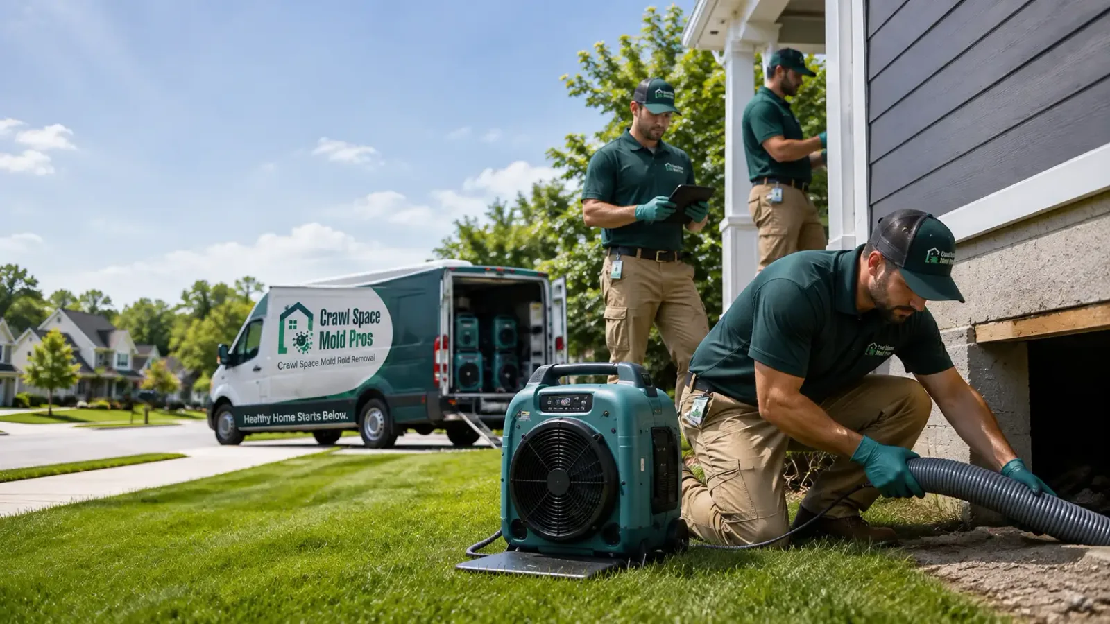 Crawl Space Mold Removal in Reedley, CA